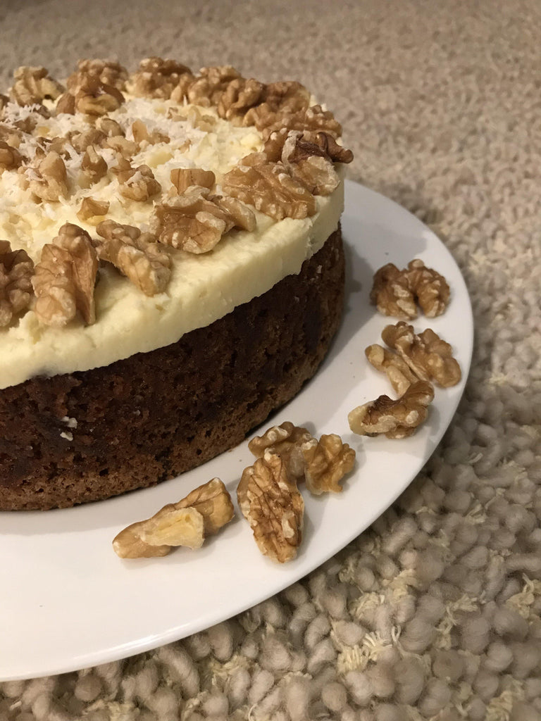 Carrot-Cake mit leckerem Frischkäse-Frosting - Der etwas andere Karottenkuchen